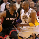 Dwyane Wade (left) and Kobe Bryant (Mike Ehrmann/Getty Images)